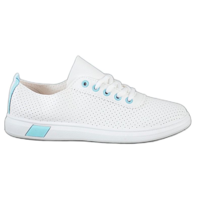SHELOVET Openwork Sneakers white