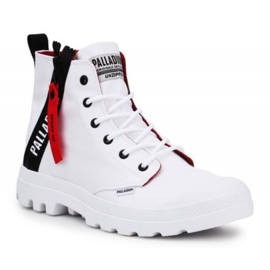 Palladium Pampa Unzip W 76443-171-M white red Palladium Pampa Unzip W 76443-171-M white red