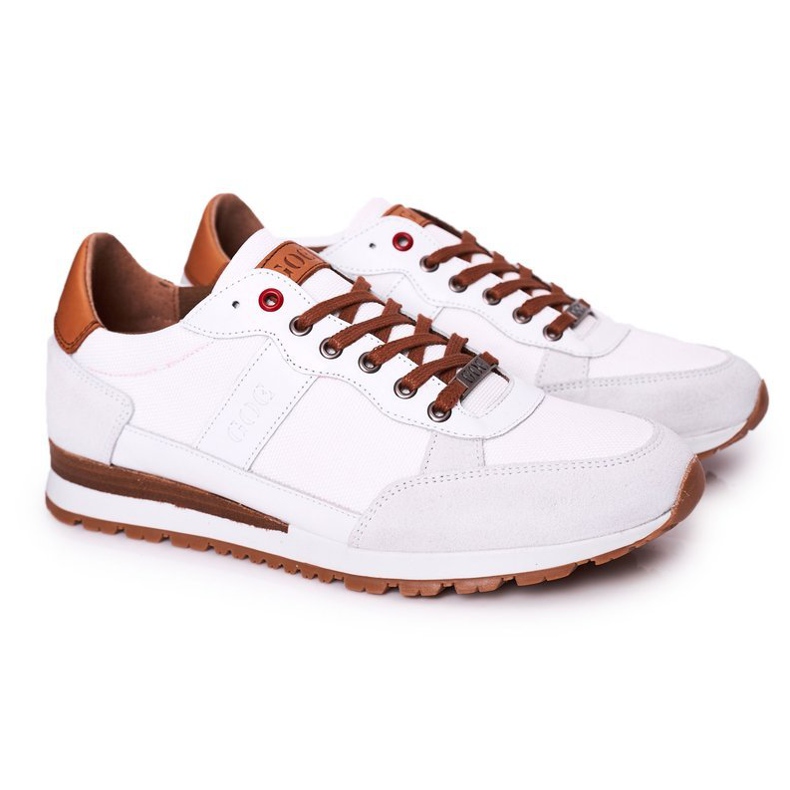 Men's sports shoes GOE HH1N4054 White sneakers