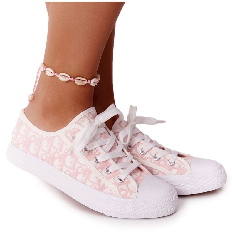 PS1 Women's Logged Sneakers White-Pink Day Off PS1 Women's Logged Sneakers White-Pink Day Off