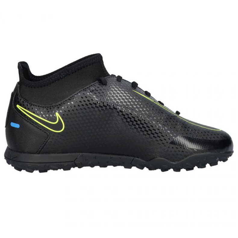 Nike Phantom Gt Club Df Tf Jr CW6729 090 football shoes black black