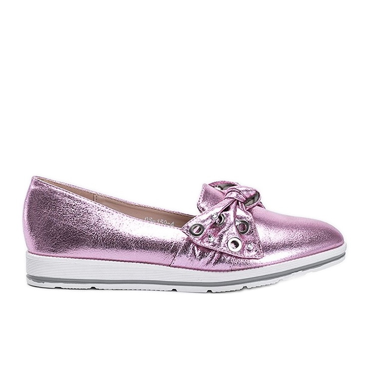 Metallic Pink Loafers With you