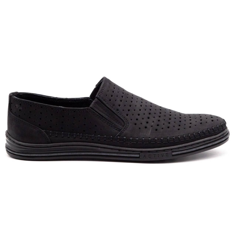Polbut Men's openwork shoes 2107P black