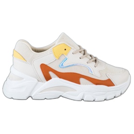 SHELOVET Casual Beige Sneakers multicolored SHELOVET Casual Beige Sneakers multicolored