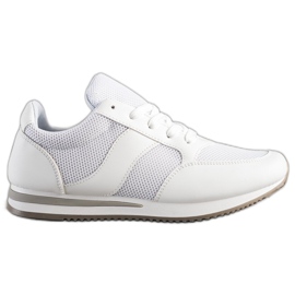 SHELOVET Sport Shoes With Mesh white