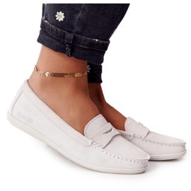 Women's Suede Loafers Big Star HH274665 Ecru beige Women's Suede Loafers Big Star HH274665 Ecru beige