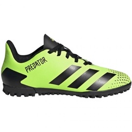 Adidas Predator 20.4 Tf Jr EH3041 football boots black green