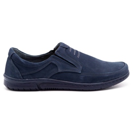 Olivier Men's slip-on 7053 navy blue shoes Olivier Men's slip-on 7053 navy blue shoes