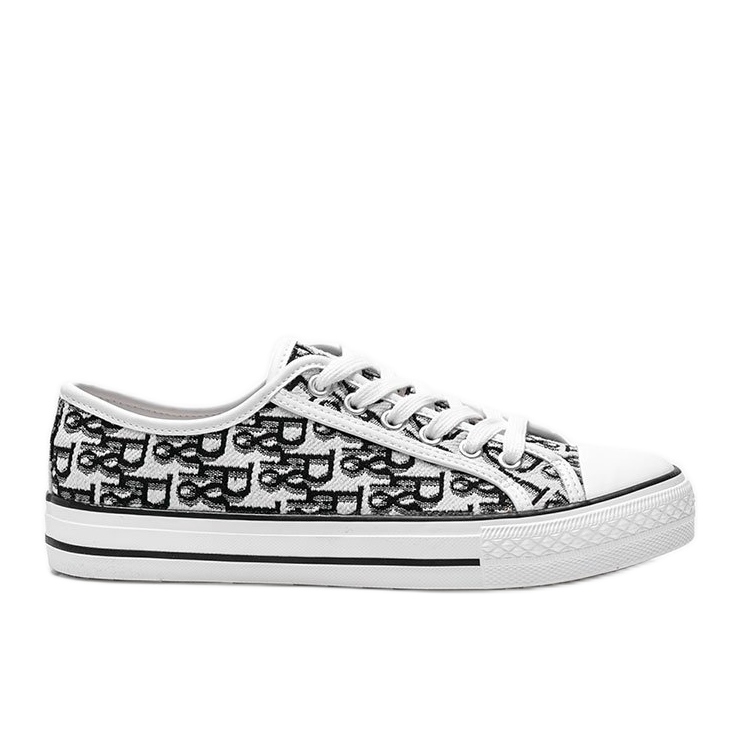 Rimmie women's black and white sneakers