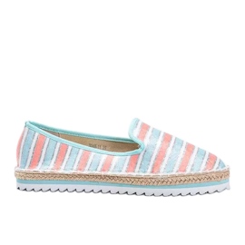 Ottawa blue striped espadrilles pink Ottawa blue striped espadrilles pink