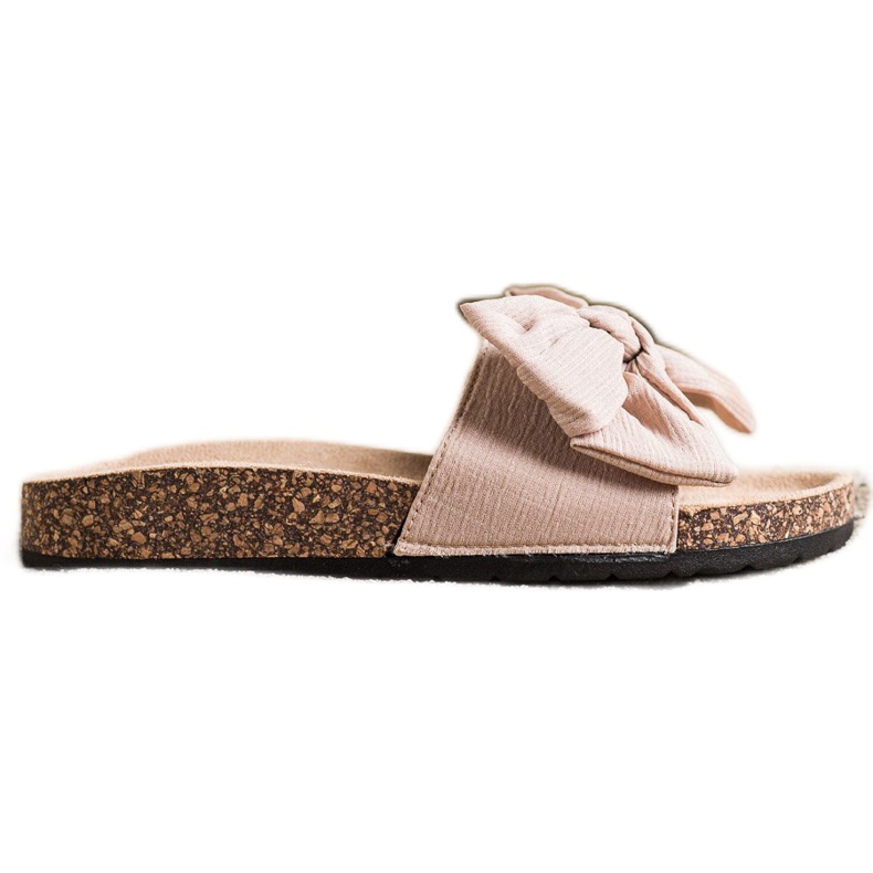 SHELOVET Slippers With A Bow pink