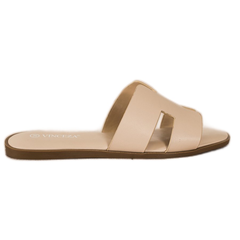 Casual Beige VINCEZA Slippers Casual Beige VINCEZA Slippers