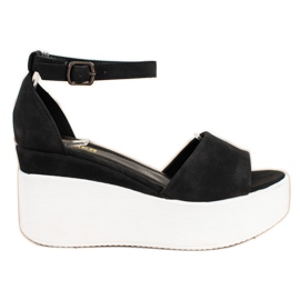 Comer Light Sandals On The Platform black Comer Light Sandals On The Platform black