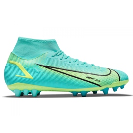 Nike Superfly 8 Academy Ag M CV0842-403 football shoes multicolored blue