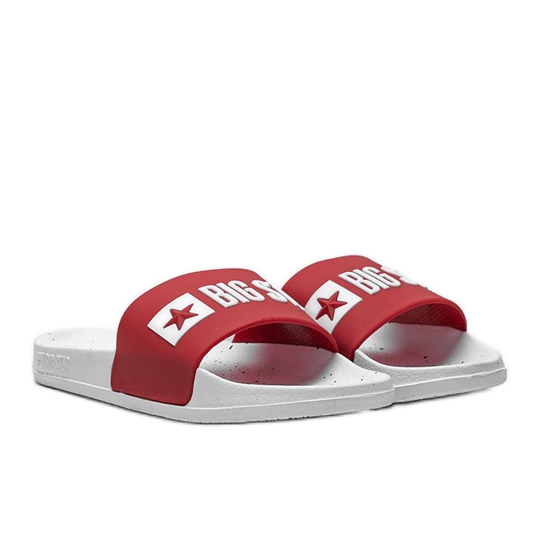 Red women's Big Star Sandi slippers