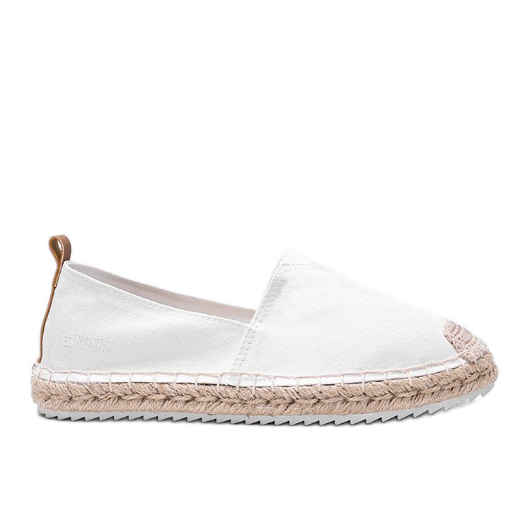 White espadrilles for women Big Star Luigi