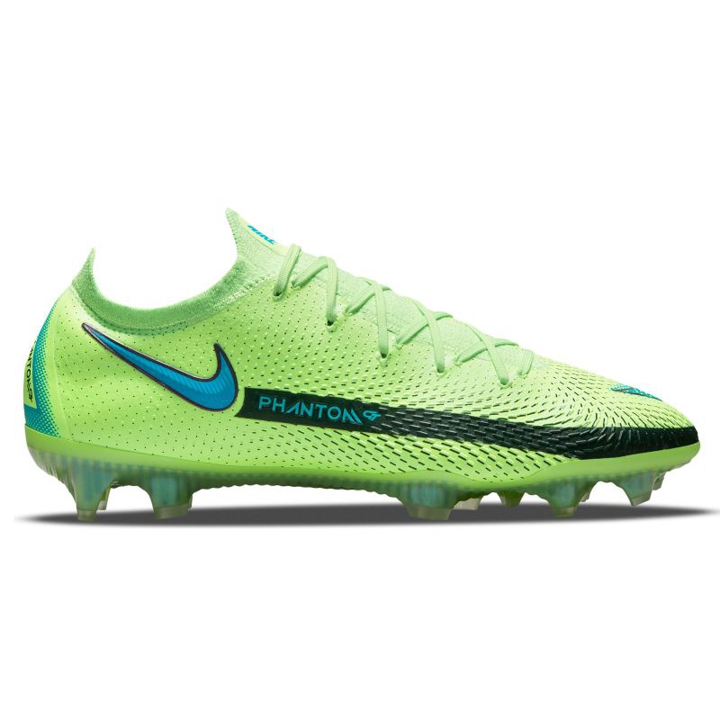 Green nike soccer sales shoes