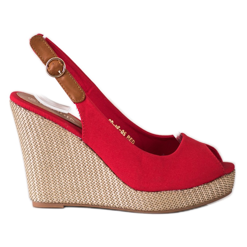 Goodin High-heeled sandals red