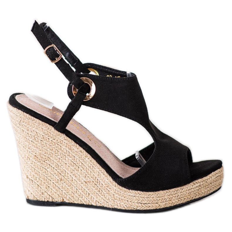 Goodin Closed Espadrilles Sandals black