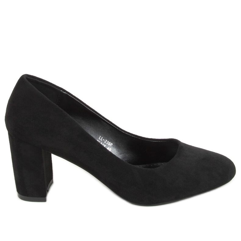 Pumps round toes black LL-239P Black
