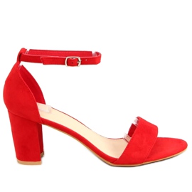 Red high-heeled sandals LL-210P Red Red high-heeled sandals LL-210P Red