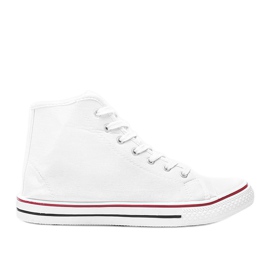 Women's white sneakers Gampa ankle