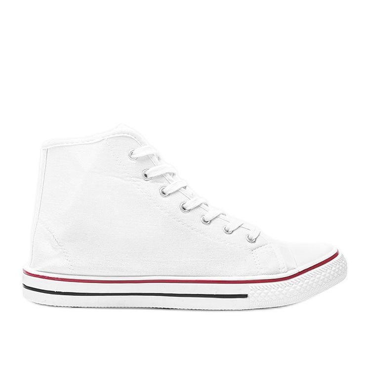 Women's white sneakers Gampa ankle