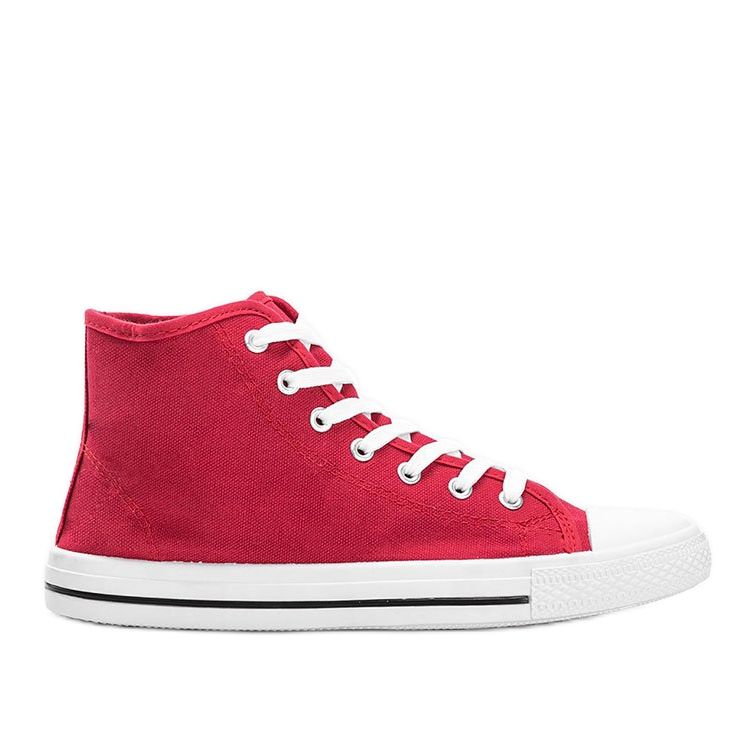 Men's red sneakers Gin ankle