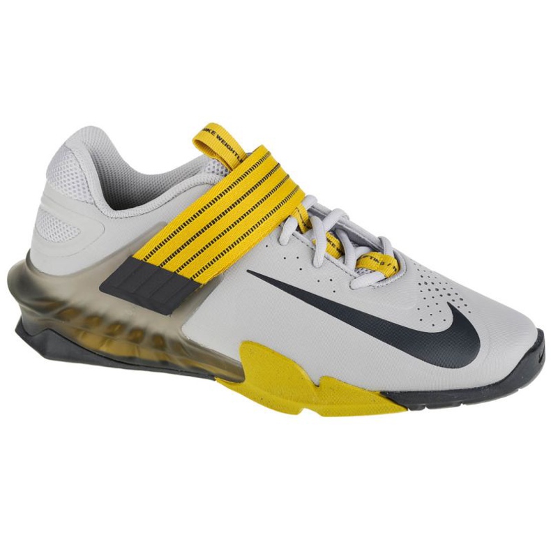 Nike Savaleos M CV5708-007 shoe white grey yellow