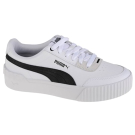 Puma Carina Lift W 373031 02 white black - KeeShoes