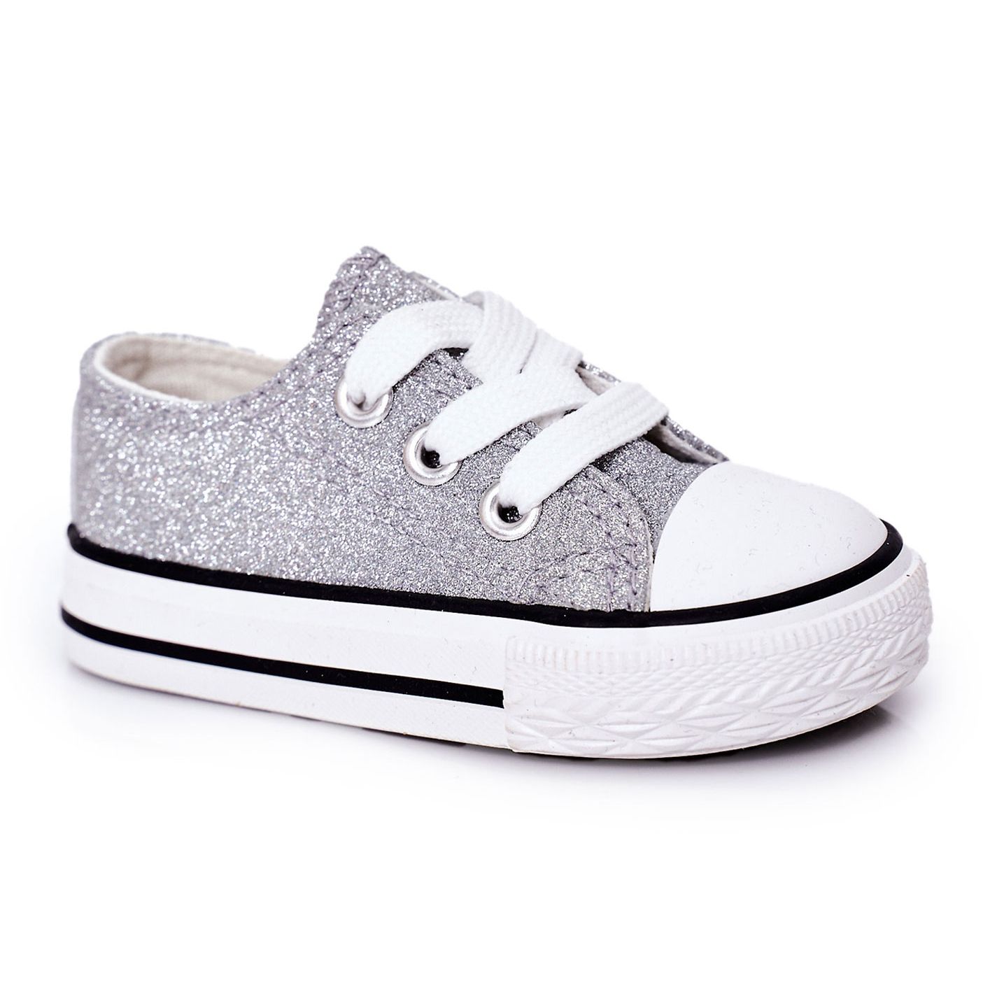Silver glitter store converse shoes