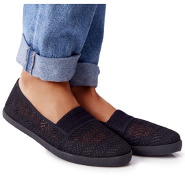 Openwork Slip-On Black Chillout Sneakers