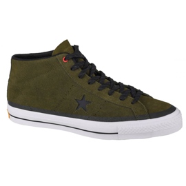 Converse One Star Pro Suede Mid M 153474C shoes black green Converse One Star Pro Suede Mid M 153474C shoes black green