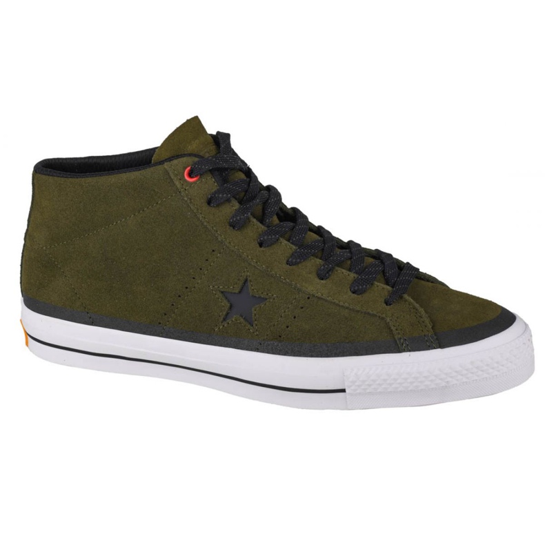 Converse One Star Pro Suede Mid M 153474C shoes black green