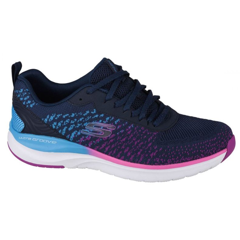 Skechers Ultra Groove-Glamor Quest W 149282-NVMT Shoes black navy blue Skechers Ultra Groove-Glamor Quest W 149282-NVMT Shoes black navy blue