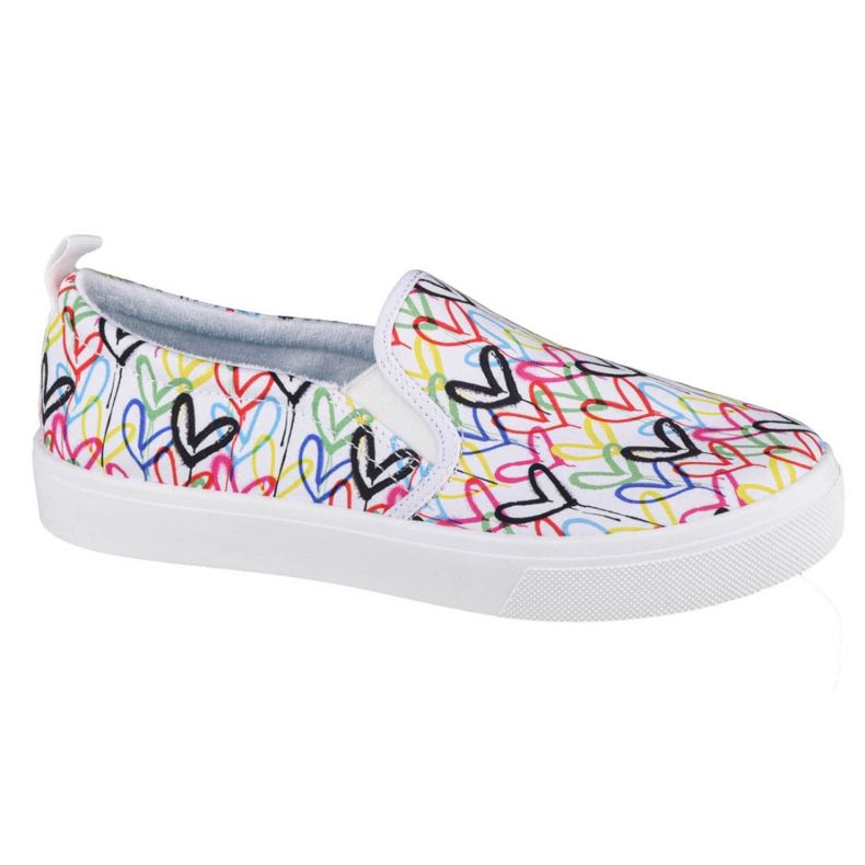 Skechers Poppy Drippin Love W 155503-WMLT white black blue pink multicolored green yellow Skechers Poppy Drippin Love W 155503-WMLT white black blue pink multicolored green yellow