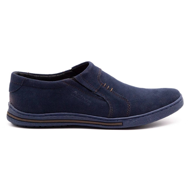 Polbut Men's shoes 334Z navy blue