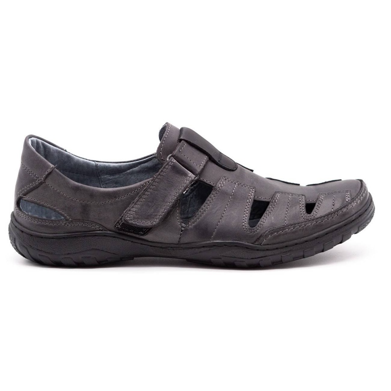 Polbut Men's openwork 260 gray summer shoes grey