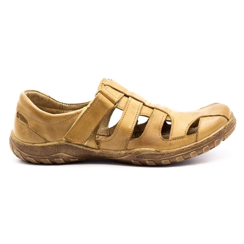 Polbut Men's openwork shoes 237 for summer beige