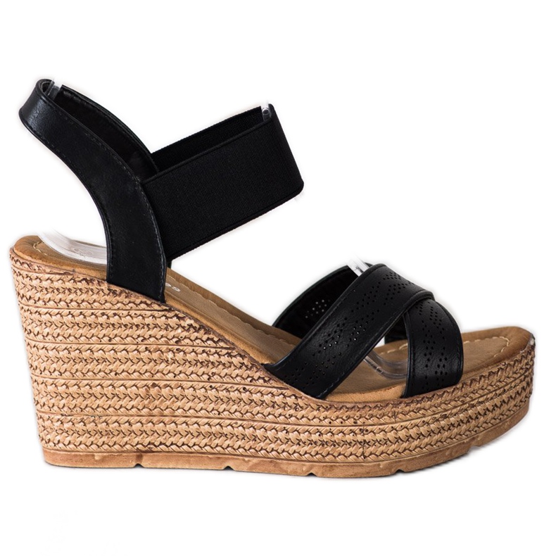 Sea Elves Slip-on Light Sandals black