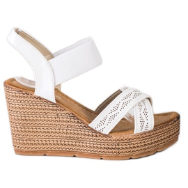 Sea Elves Slip-on Light Sandals white