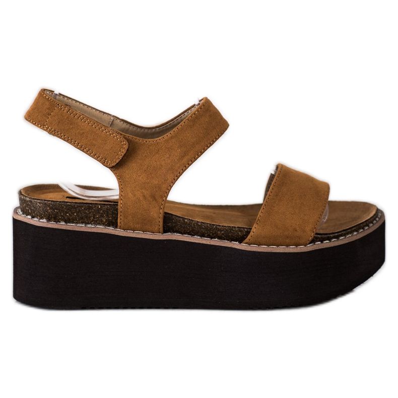 Corina Sandals On The Fashion Platform brown Corina Sandals On The Fashion Platform brown