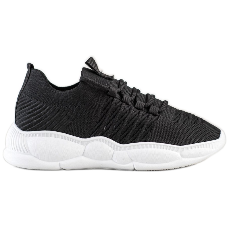 SHELOVET Classic Textile Sneakers black SHELOVET Classic Textile Sneakers black