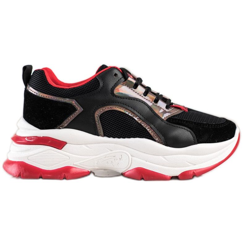 Sneakers on the FASHION platform black red