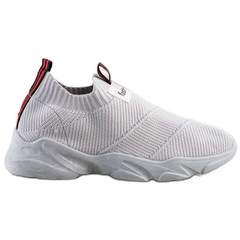 SHELOVET Fashion Slip-On Sneakers grey