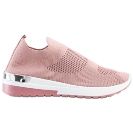 SHELOVET Slip On Sneakers pink
