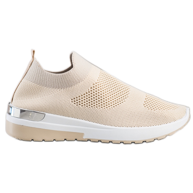 SHELOVET Slip On Sneakers beige