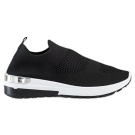 SHELOVET Slip On Sneakers black