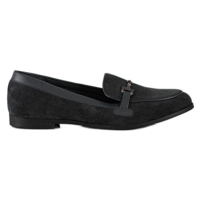 Coura Moccasins With Ornament black Coura Moccasins With Ornament black