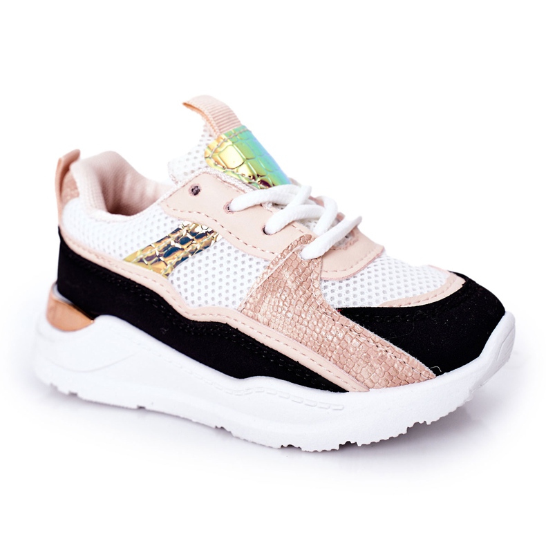 Children's Sport Shoes Sneakers Black-Pink Game Time white Children's Sport Shoes Sneakers Black-Pink Game Time white